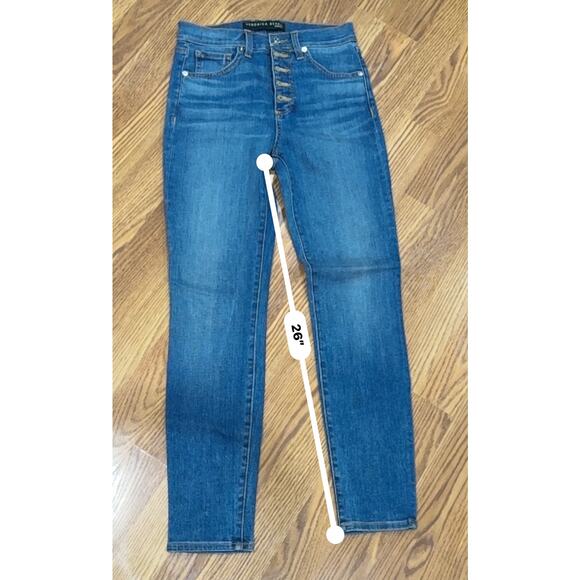 VERONICA BEARD blue Debbie High-Rise Skinny Jeans 26/2 - Picture 6 of 10